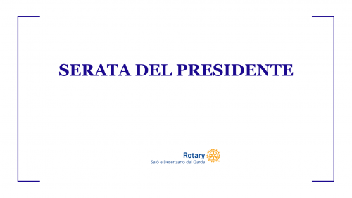 Serata del Presidente